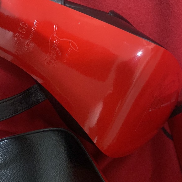 CHRISTIAN LOUBOUTIN Loubi Bee Alta 130 Black Sandals (EU 39.5) - Picture 8 of 9